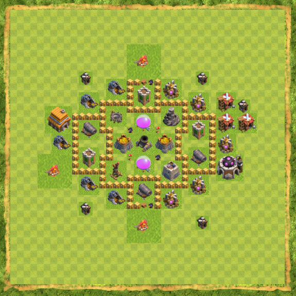 Base Farming Coc Th 5 33