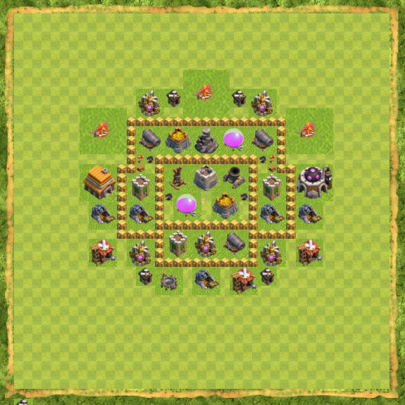 Base Farming Coc Th 5 39
