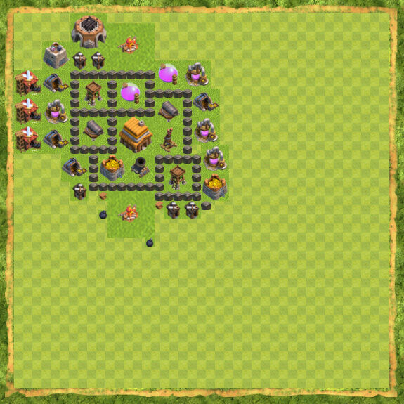 Base War Coc Th 4 23