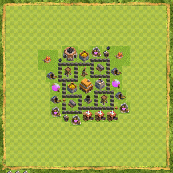 Base War Coc Th 4 27
