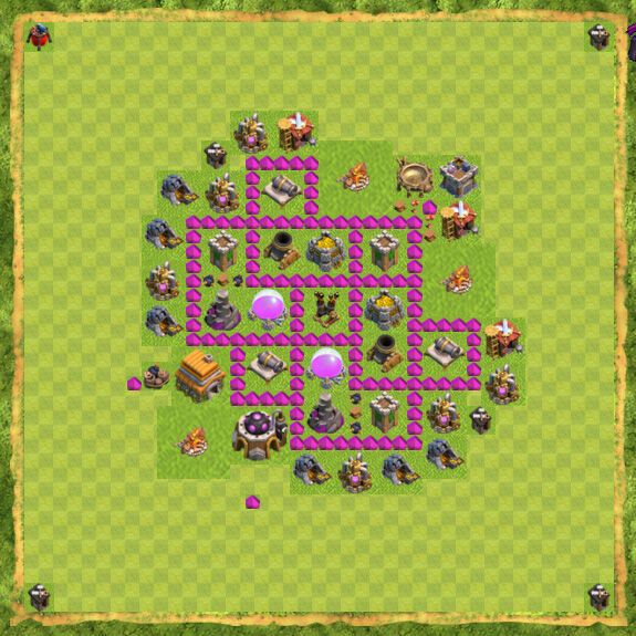 Base Farming Coc Th 6 13