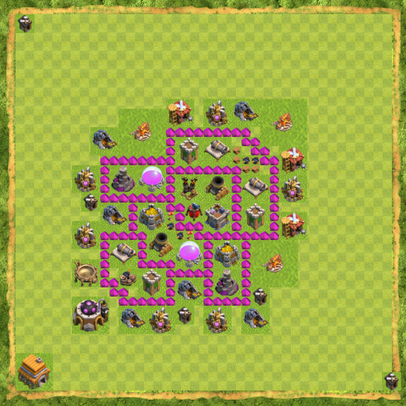 Base Farming Coc Th 6 15