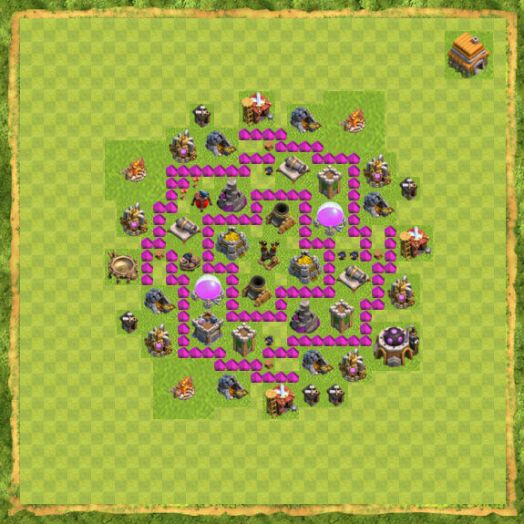 Base Farming Coc Th 6 2