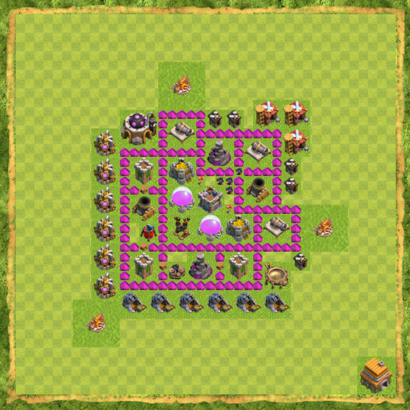 Base Farming Coc Th 6 20