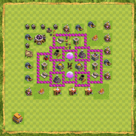 Base Farming Coc Th 6 22