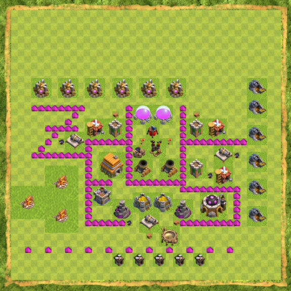 Base Farming Coc Th 6 29
