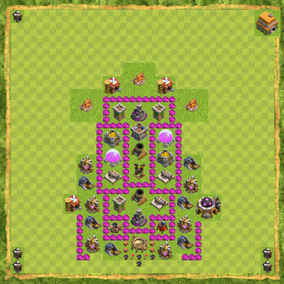 Base Farming Coc Th 6 30