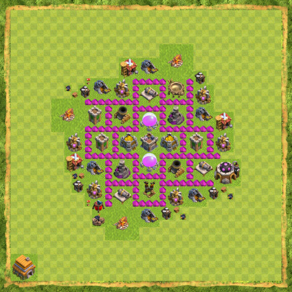 Base Farming Coc Th 6 31