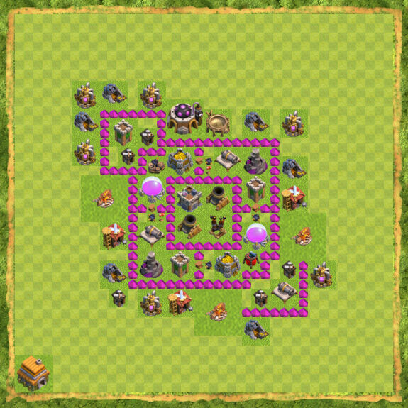 Base Farming Coc Th 6 39