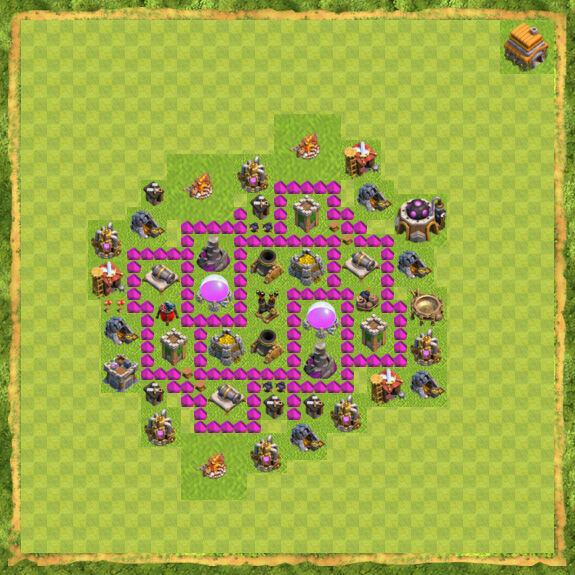 Base Farming Coc Th 6 41