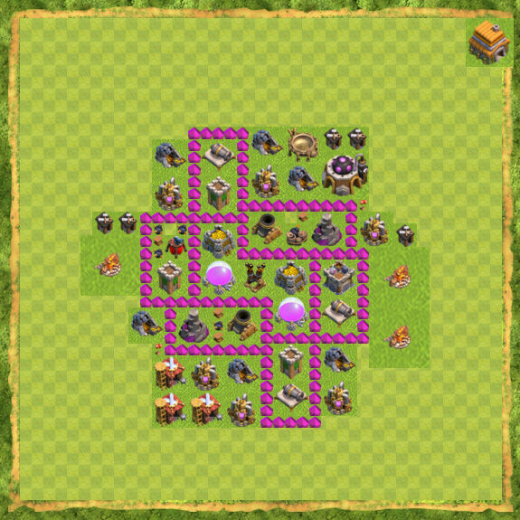 Base Farming Coc Th 6 5