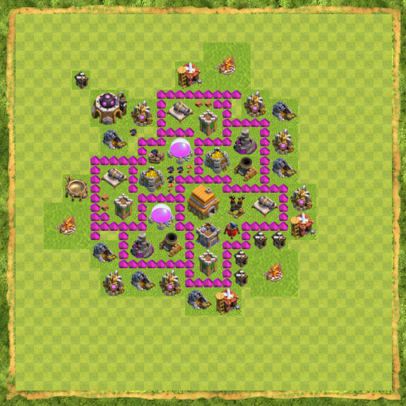 Base Defense Coc Th 6 12