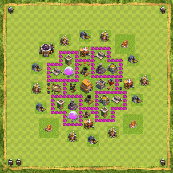 Base Defense Coc Th 6 29