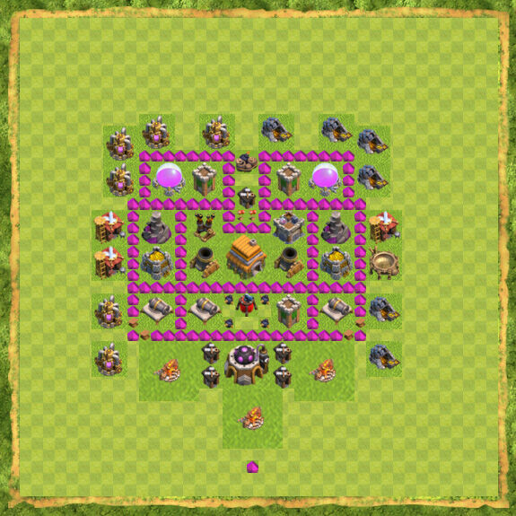 Base Hybrid Coc Th 6 6