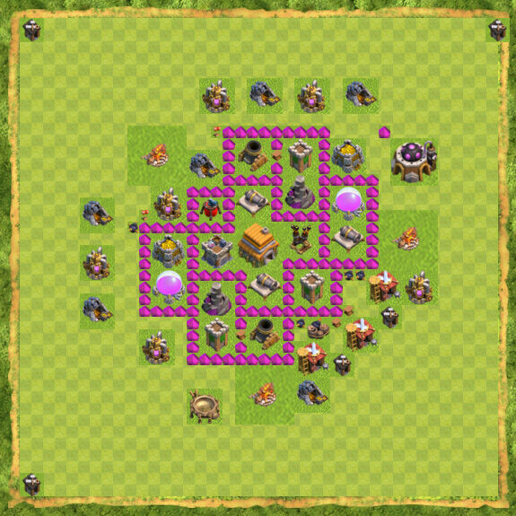 Base War Coc Th 6 12