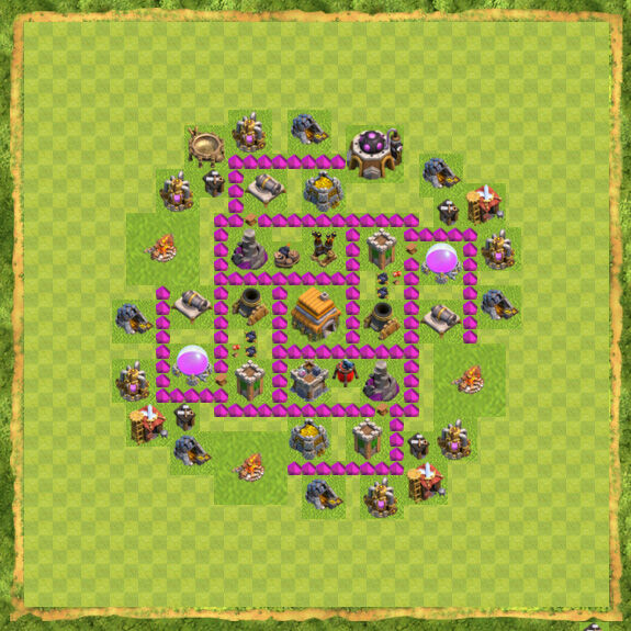 Base War Coc Th 6 15