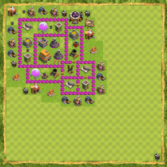 Base War Coc Th 6 3
