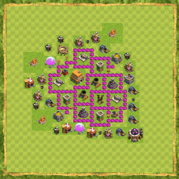 Base War Coc Th 6 30