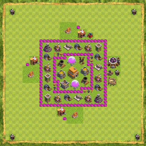 Base War Coc Th 6 36