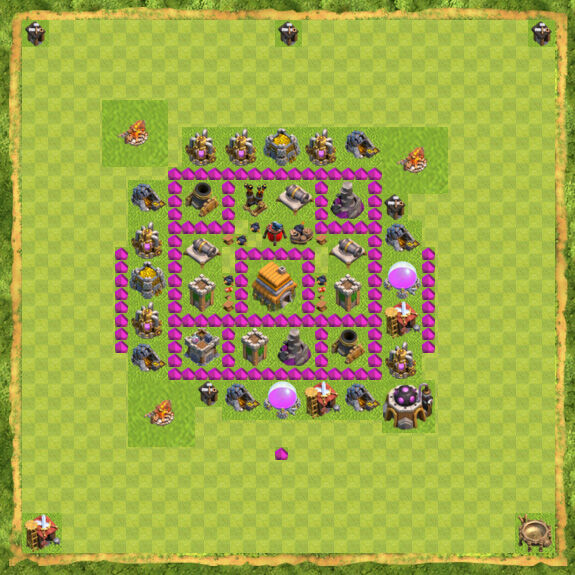 Base War Coc Th 6 5