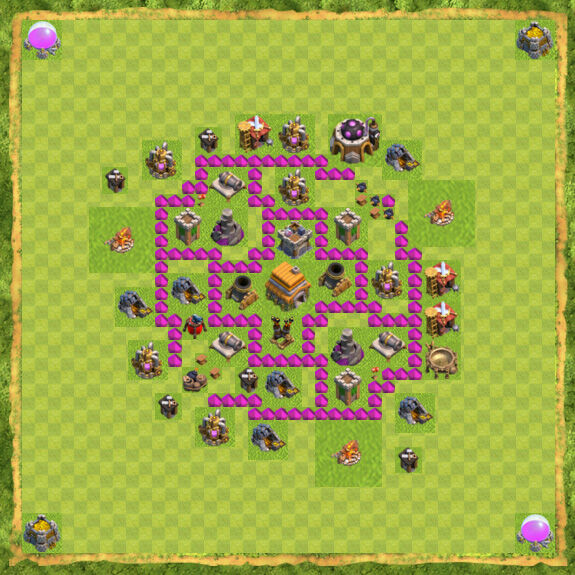Base War Coc Th 6 9