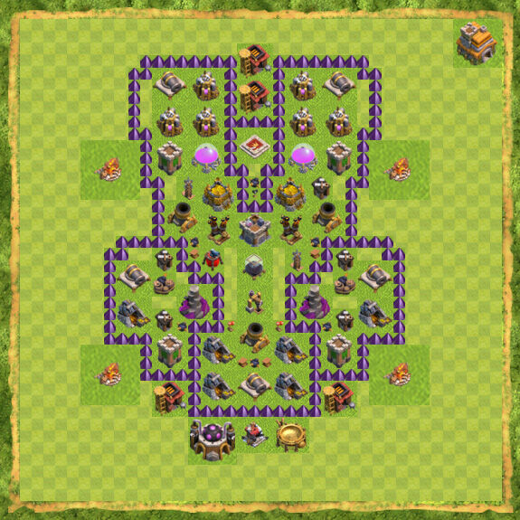 Base Farming Coc Th 7 19
