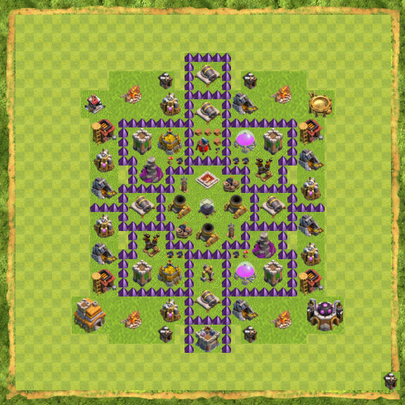Base Farming Coc Th 7 22