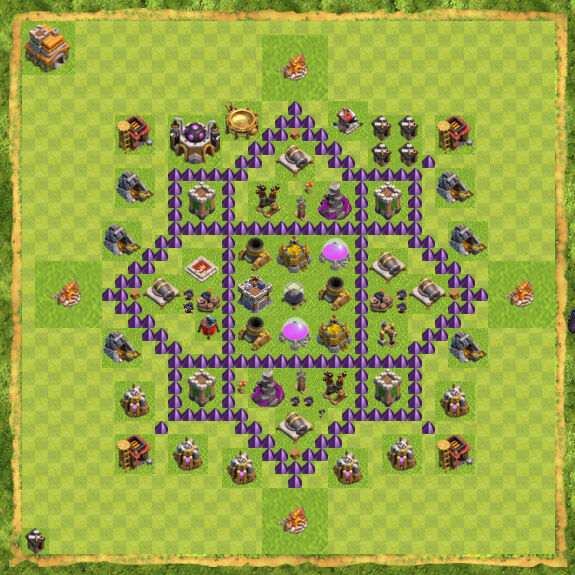 Base Farming Coc Th 7 23