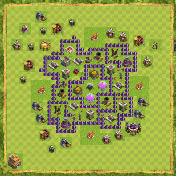Base Farming Coc Th 7 24