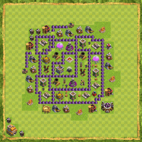 Base Farming Coc Th 7 26