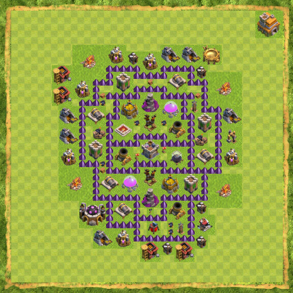 Base Farming Coc Th 7 27