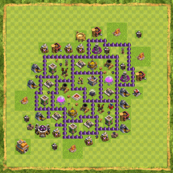 Base Farming Coc Th 7 28