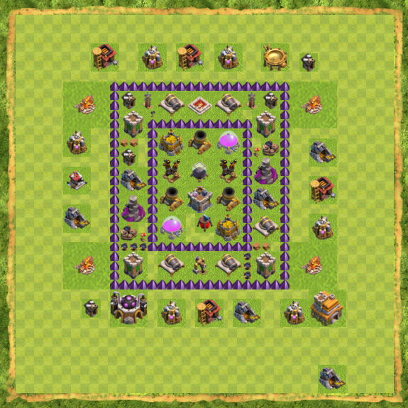 Base Farming Coc Th 7 3