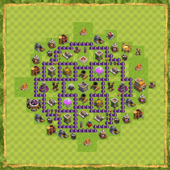 Base Farming Coc Th 7 35