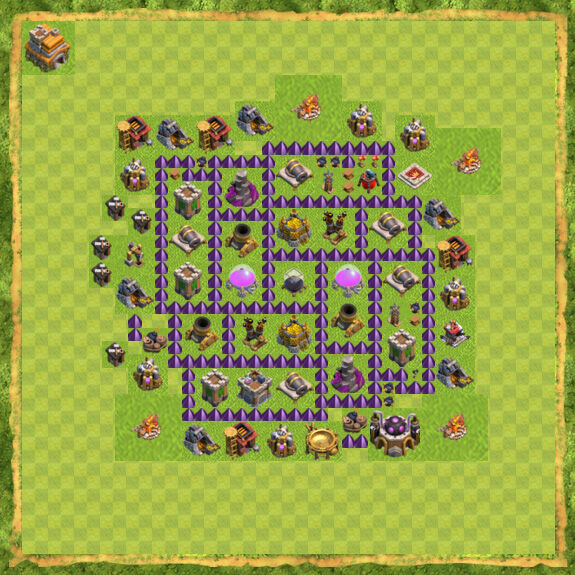 Base Farming Coc Th 7 46