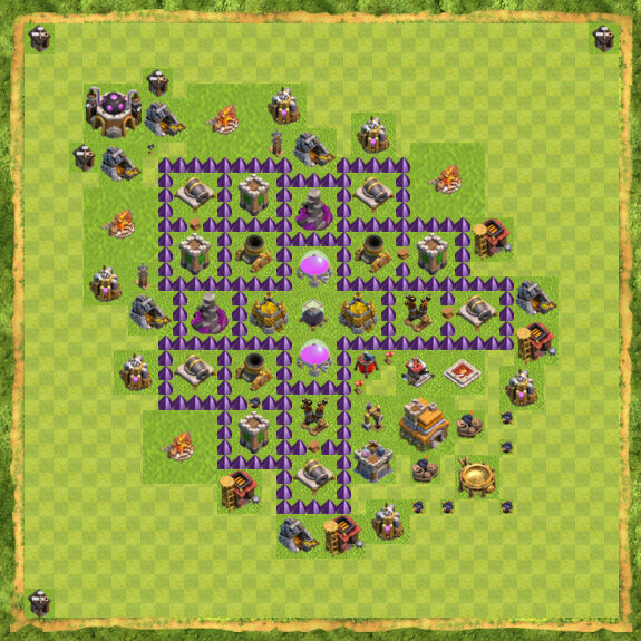 Base Farming Coc Th 7 49