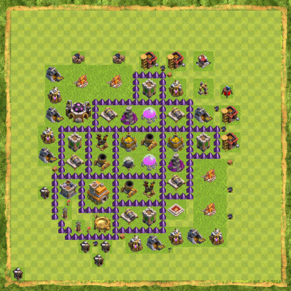 Base Defense Coc Th 7 31
