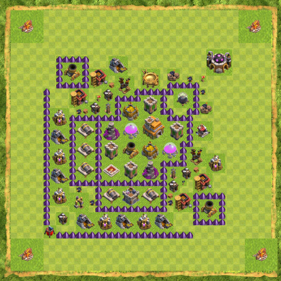 Base Hybrid Coc Th 7 11