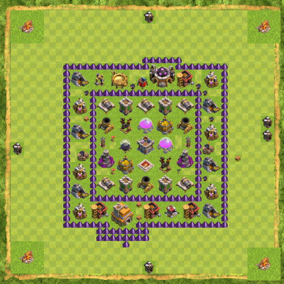 Base Hybrid Coc Th 7 4