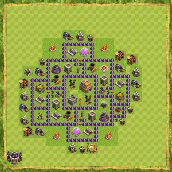 Base Hybrid Coc Th 7 47