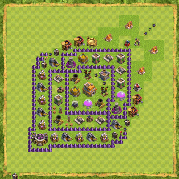 Base Hybrid Coc Th 7 7
