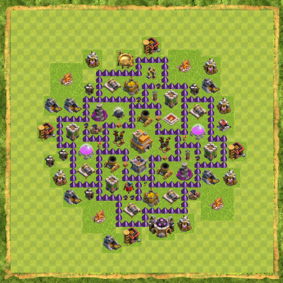 Base War Coc Th 7 31