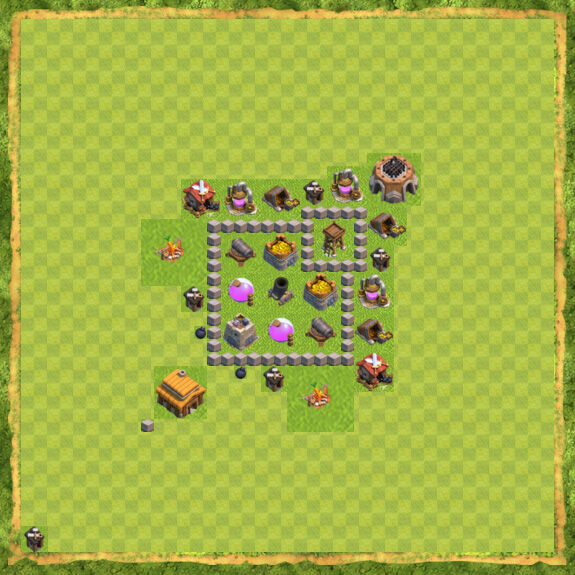 Base Farming Coc Th 3 15
