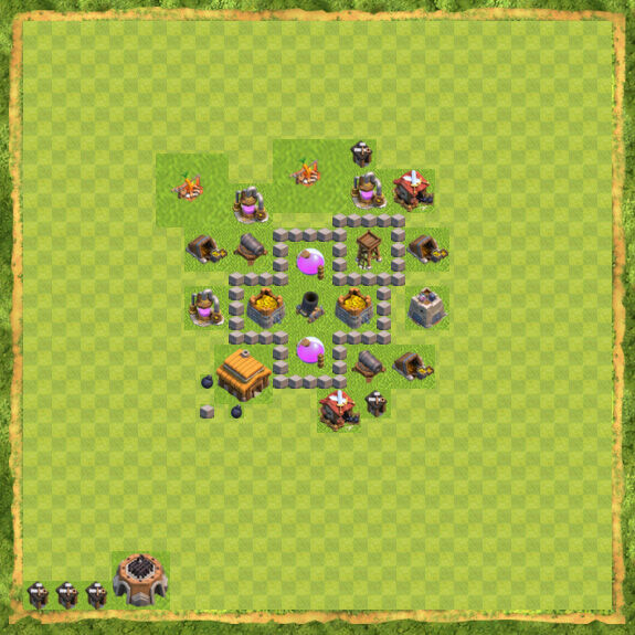 Base Farming Coc Th 3 19