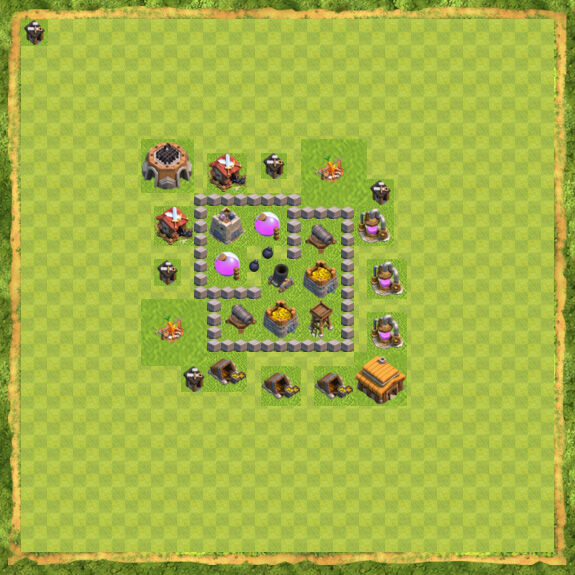 Base Farming Coc Th 3 2
