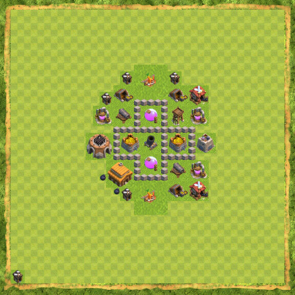Base Farming Coc Th 3 20