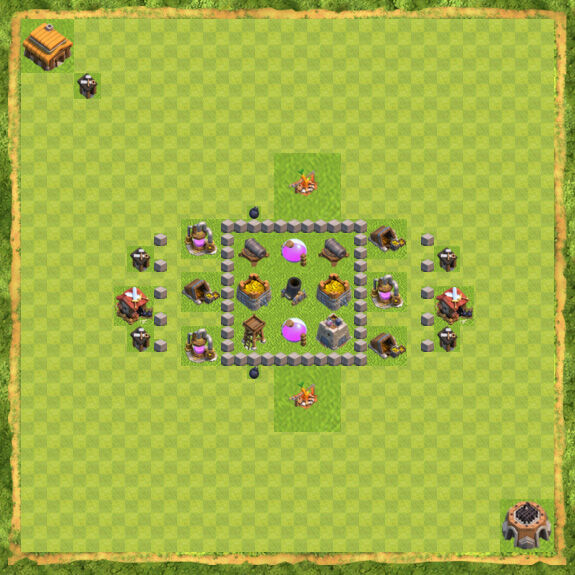 Base Farming Coc Th 3 23