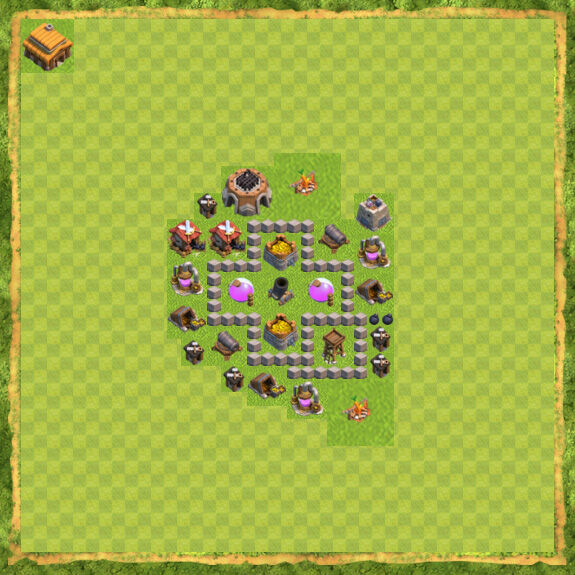 Base Farming Coc Th 3 24