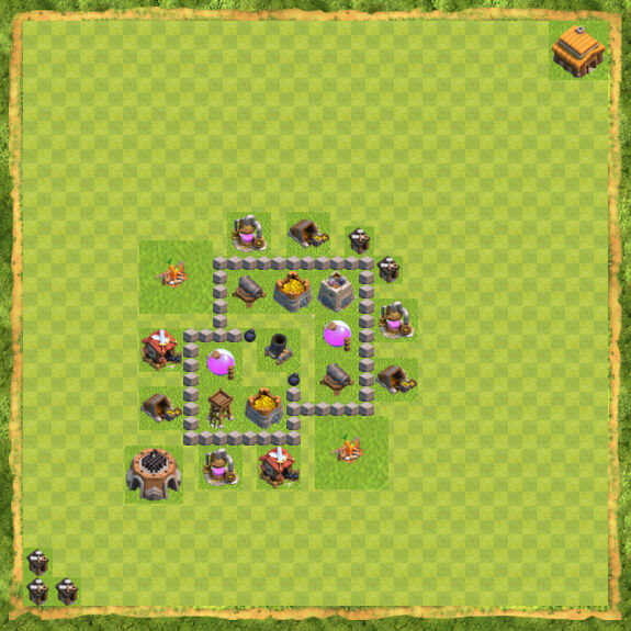 Base Farming Coc Th 3 7
