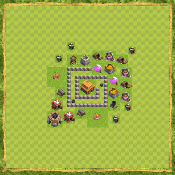 Base Trophy Coc Th 3 11
